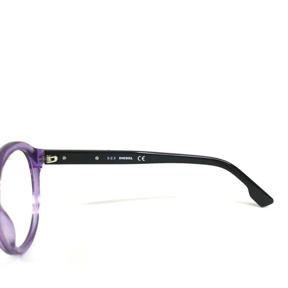 Diesel Eyeglasses Frames DL5091 col.081 Black Clear Purple Copper 51-19-145